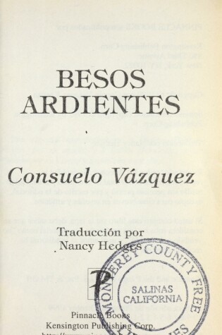 Cover of Besos Ardientes