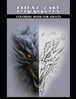 Book cover for Dragon Coloring Book