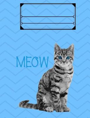 Book cover for Cat Meow Composition Book, Wide Ruled