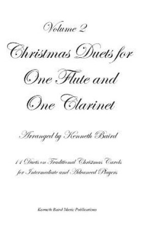 Cover of Christmas Duets, Volume 2, for One Flute and One Clarinet