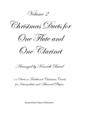 Book cover for Christmas Duets, Volume 2, for One Flute and One Clarinet