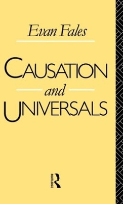 Book cover for Causation and Universals