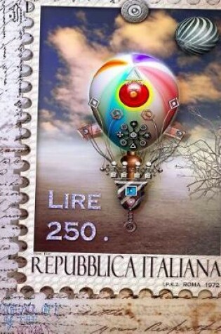 Cover of Beautiful Italian Postage Stamp 2017-2018 Large Monthly Planner Calendar