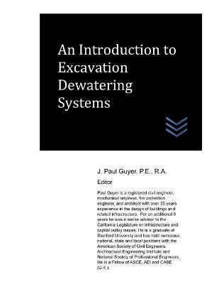 Book cover for An Introduction to Excavation Dewatering Systems