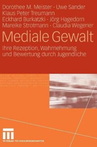 Cover of Mediale Gewalt