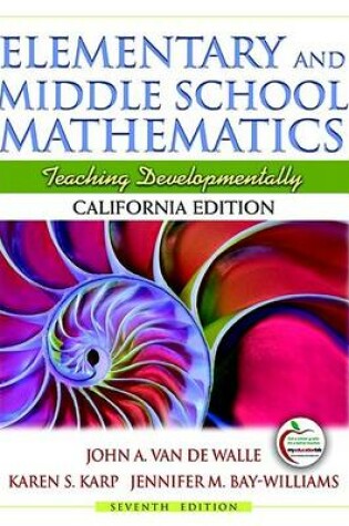 Cover of California Edition of Elementary and Middle School Mathematics