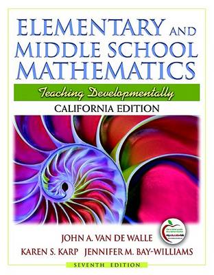Book cover for California Edition of Elementary and Middle School Mathematics