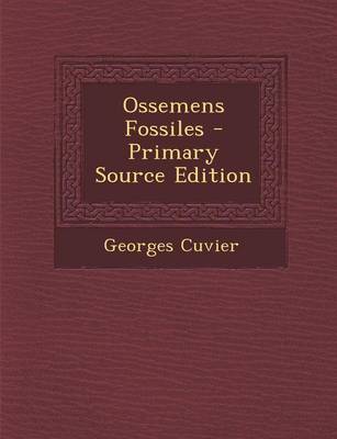 Book cover for Ossemens Fossiles