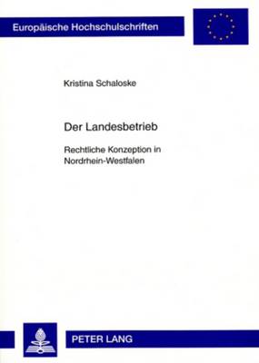 Cover of Der Landesbetrieb