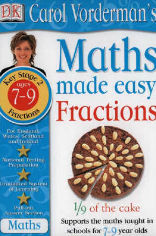 Cover of Maths Made Easy Topic Book:  Fractions KS2 Lower
