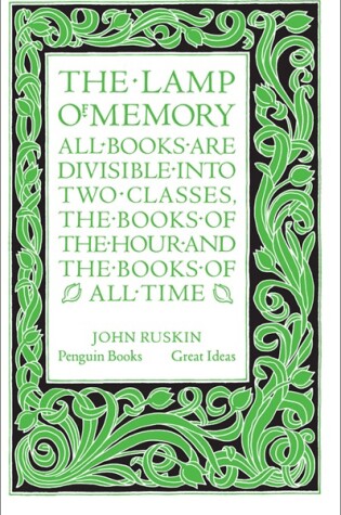 Cover of The Lamp of Memory