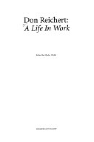 Cover of Don Reichert: A Life in Work