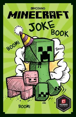 Book cover for Minecraft Joke Book