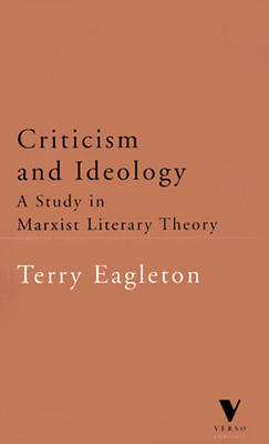 Cover of Criticism and Ideology