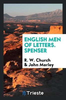 Book cover for English Men of Letters. Spenser