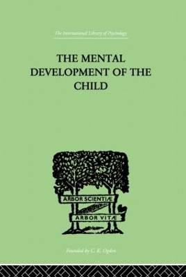 Book cover for The Mental Development of the Child