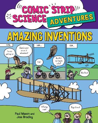 Book cover for Comic Strip Science Adventures: Amazing Inventions