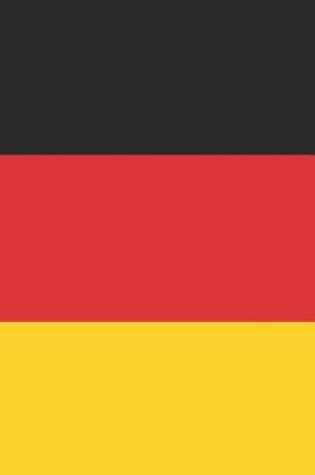 Cover of Germany Flag Notebook - German Flag Book - Germany Travel Journal