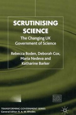 Cover of Scrutinising Science
