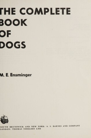 Cover of Complete Book of Dogs