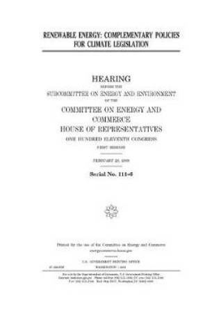 Cover of Renewable energy