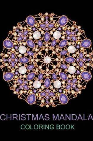 Cover of Christmas Mandala coloring book