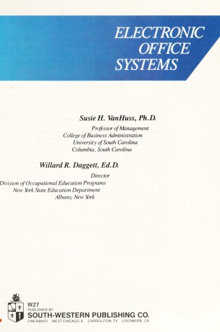 Cover of Electronic Office Systems