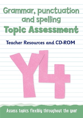 Book cover for Year 4 Grammar, Punctuation and Spelling Topic Assessment