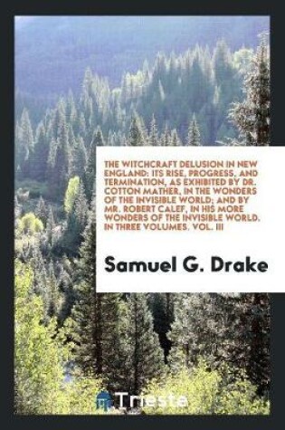 Cover of The Witchcraft Delusion in New England