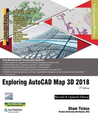 Book cover for Exploring AutoCAD Map 3D 2018