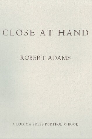 Cover of Close at Hand