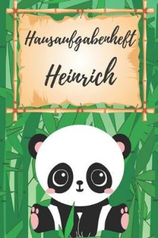 Cover of Hausaufgabenheft Heinrich