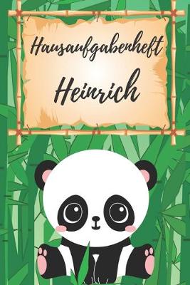 Book cover for Hausaufgabenheft Heinrich