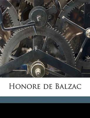 Book cover for Honore de Balzac