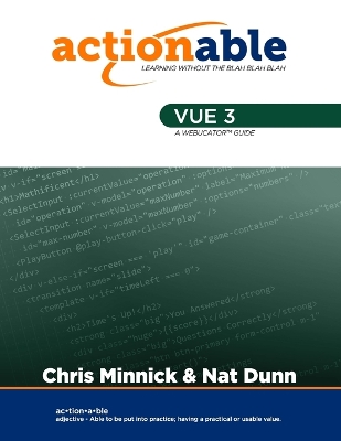Book cover for Actionable Vue 3