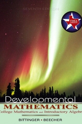 Cover of Developmental Mathematics THEA plus MyMathLab Student Access Kit, Developmental Mathmatics THEA