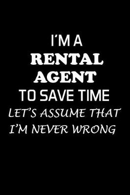 Book cover for I'm a Rental Agent to Save Time