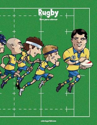 Book cover for Rugby libro para colorear 1