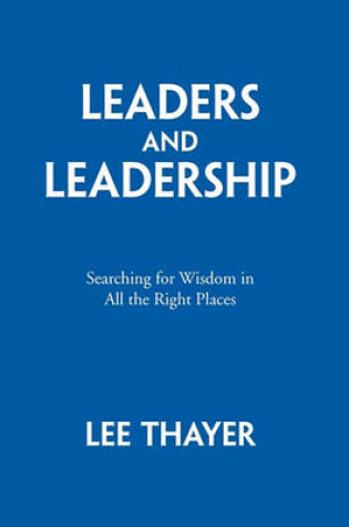Cover of Leaders and Leadership