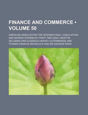 Book cover for Finance and Commerce (Volume 50)