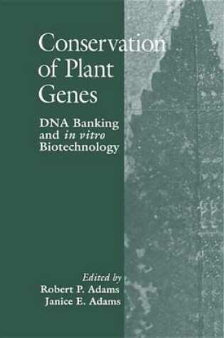 Cover of Conservation of Plant Genes