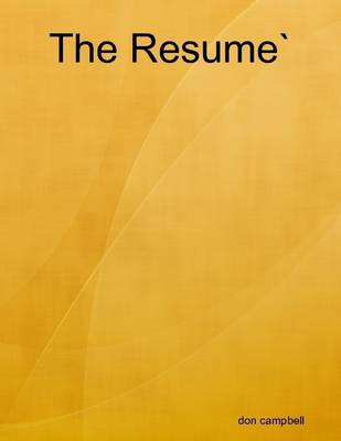 Book cover for The Resume'