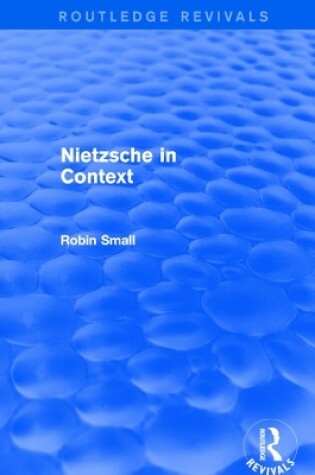 Cover of Nietzsche in Context