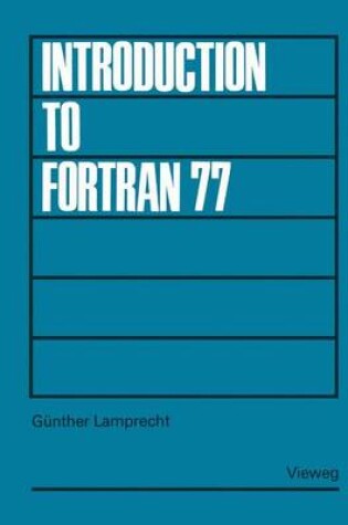 Cover of Introduction to FORTRAN 77