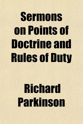 Book cover for Sermons on Points of Doctrine and Rules of Duty