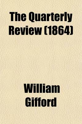 Book cover for The Quarterly Review (Volume 116)