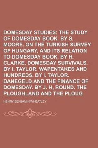 Cover of Domesday Studies Volume 1