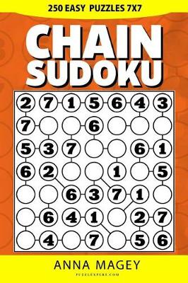 Book cover for 250 Easy Chain Sudoku Puzzles 7x7