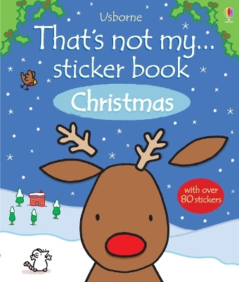 Book cover for That's not my Sticker Book Christmas