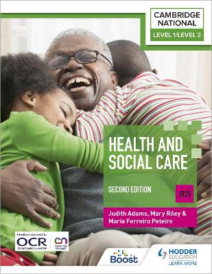 Book cover for Level 1/Level 2 Cambridge National in Health & Social Care (J835): Second Edition